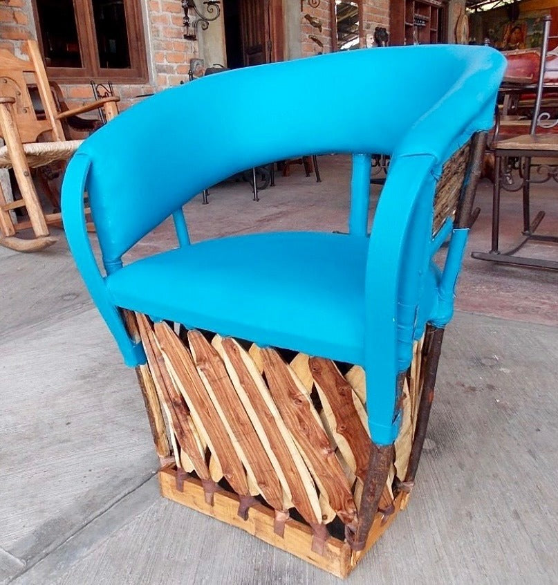 Equipal Antique Cancun Style Handcrafted Armchair