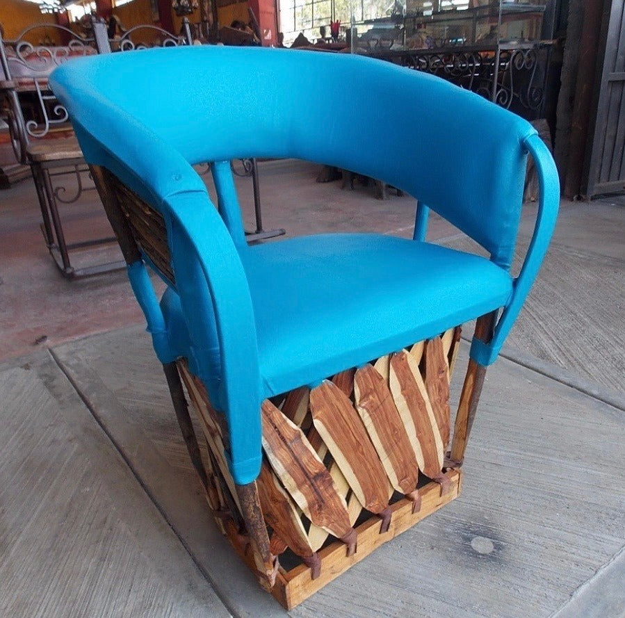 Equipal Antique Cancun Style Handcrafted Armchair