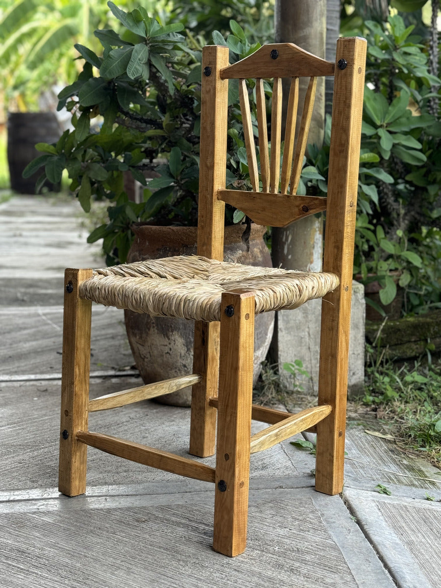 Sustainable Antique Style Handcrafted Dining Chair