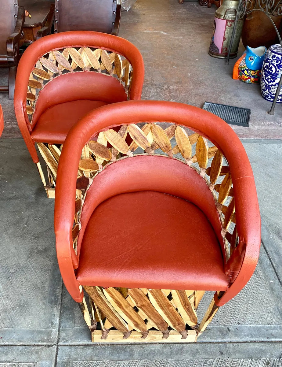 Exclusivo Comedor Artesanal Estilo Equipal Con Riñonera
