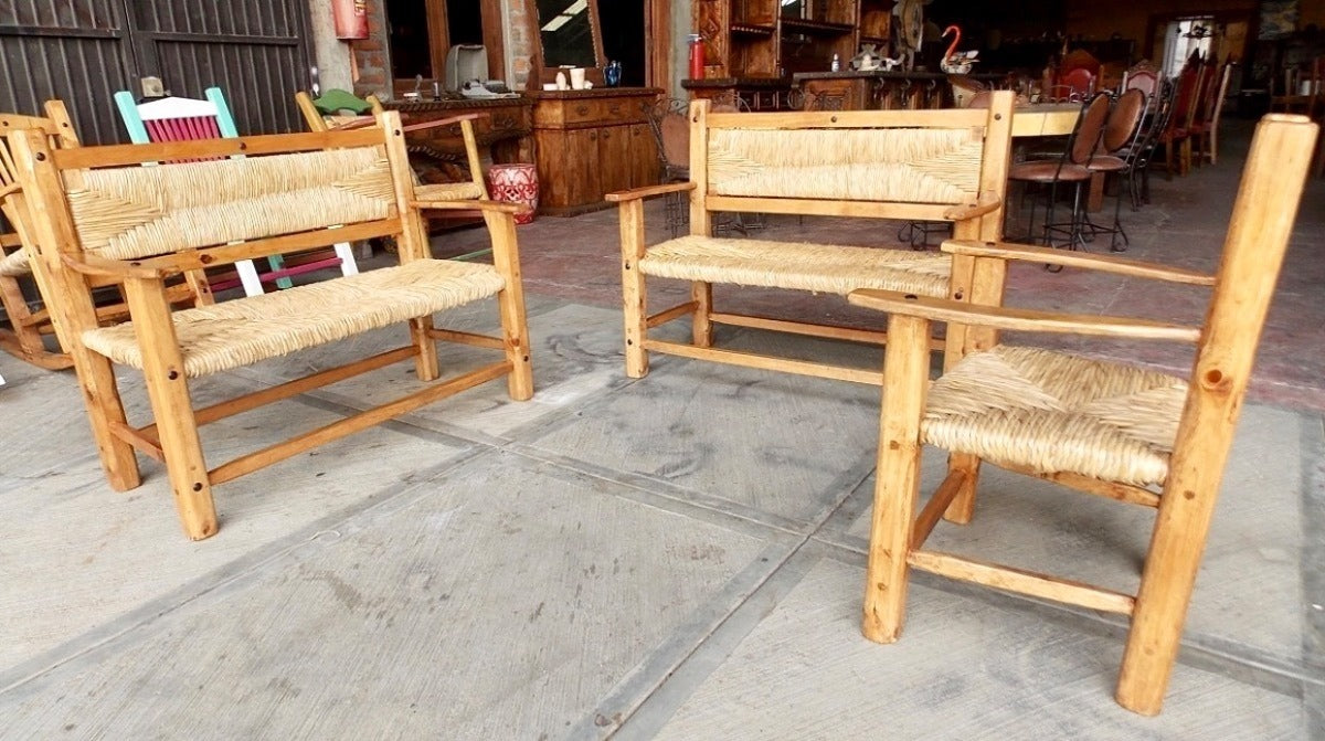 Handcrafted Room Woven in Sustainable Wood in an Antique Style