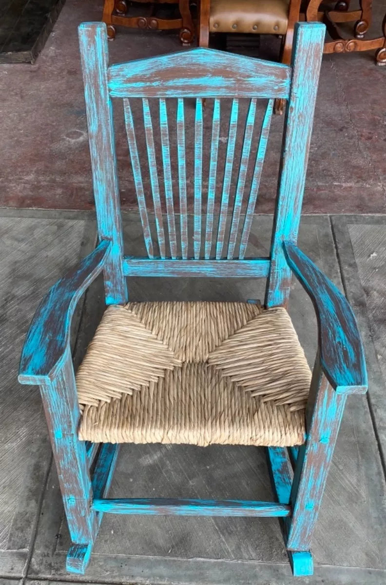 Vintage Antique Sustainable Wooden Rocking Chair.