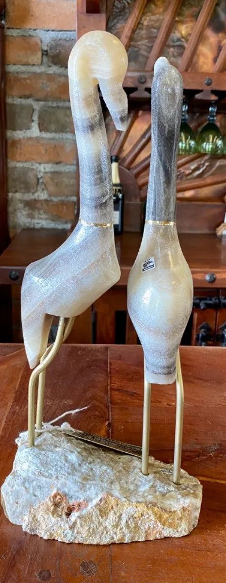 Elegantes Esculturas De Mármol Mexicano Estilo Antiguo.