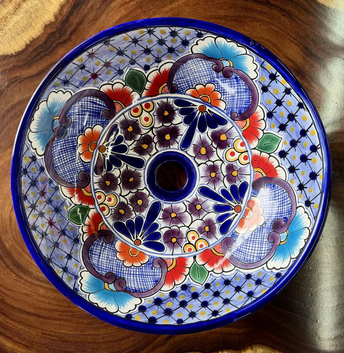Round Countertop Sink, Cup-Style, Fine Talavera. Add to Favorites