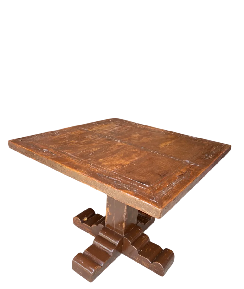 Antigua Y Original Mesa De Comedor Con Cubierta De Puerta (Usado)