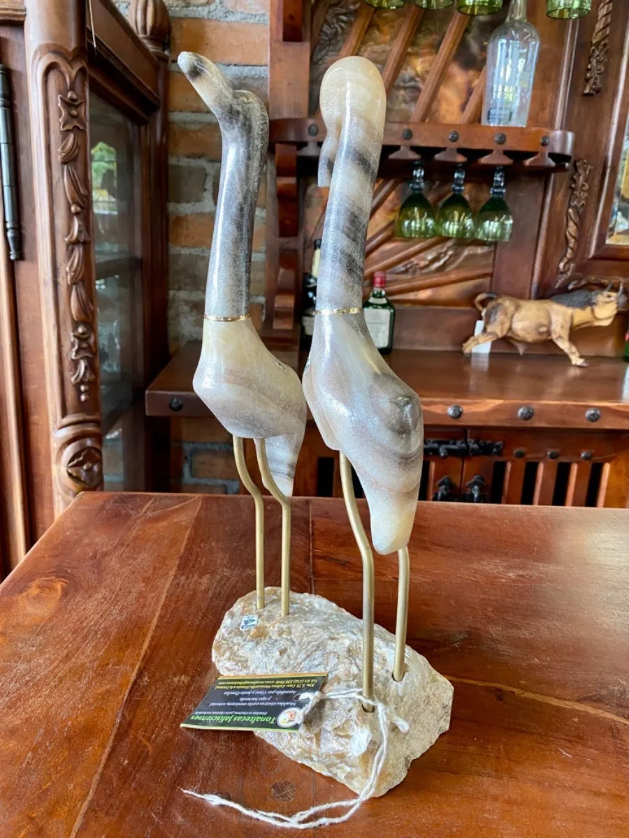 Elegantes Esculturas De Mármol Mexicano Estilo Antiguo.