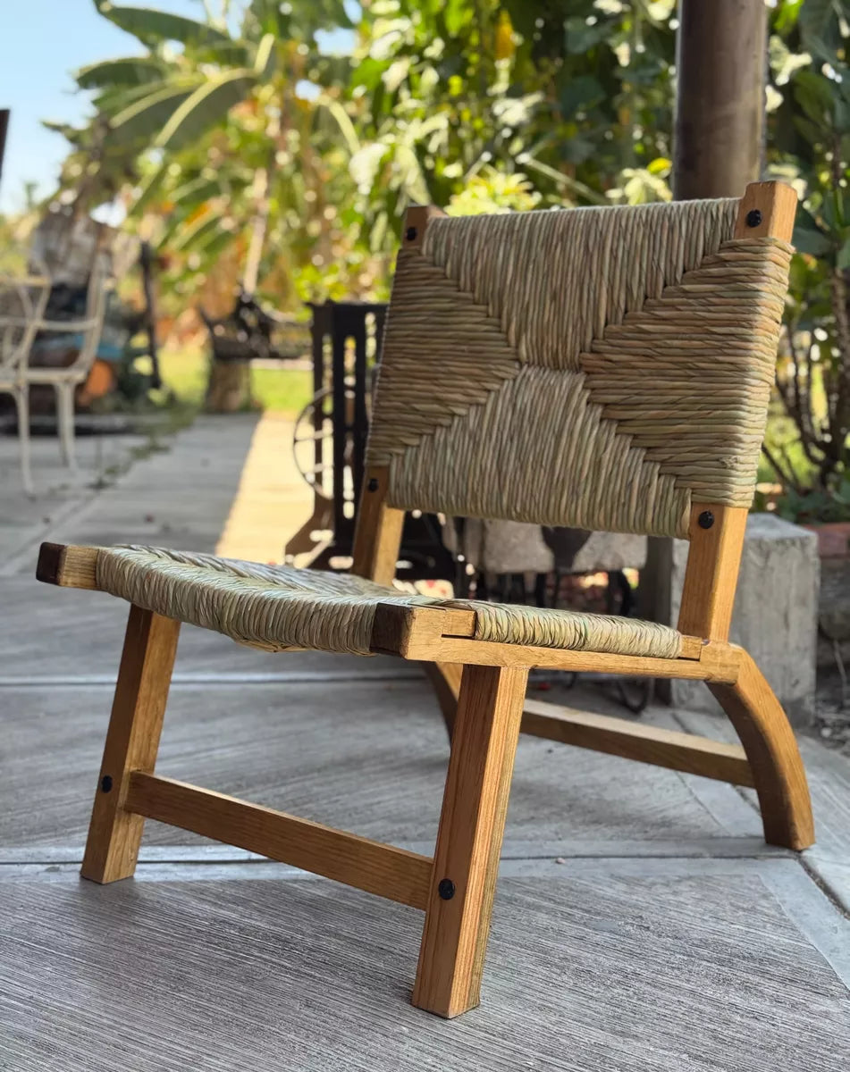 Miguelito Style Sustainable Wood Handcrafted Armchair