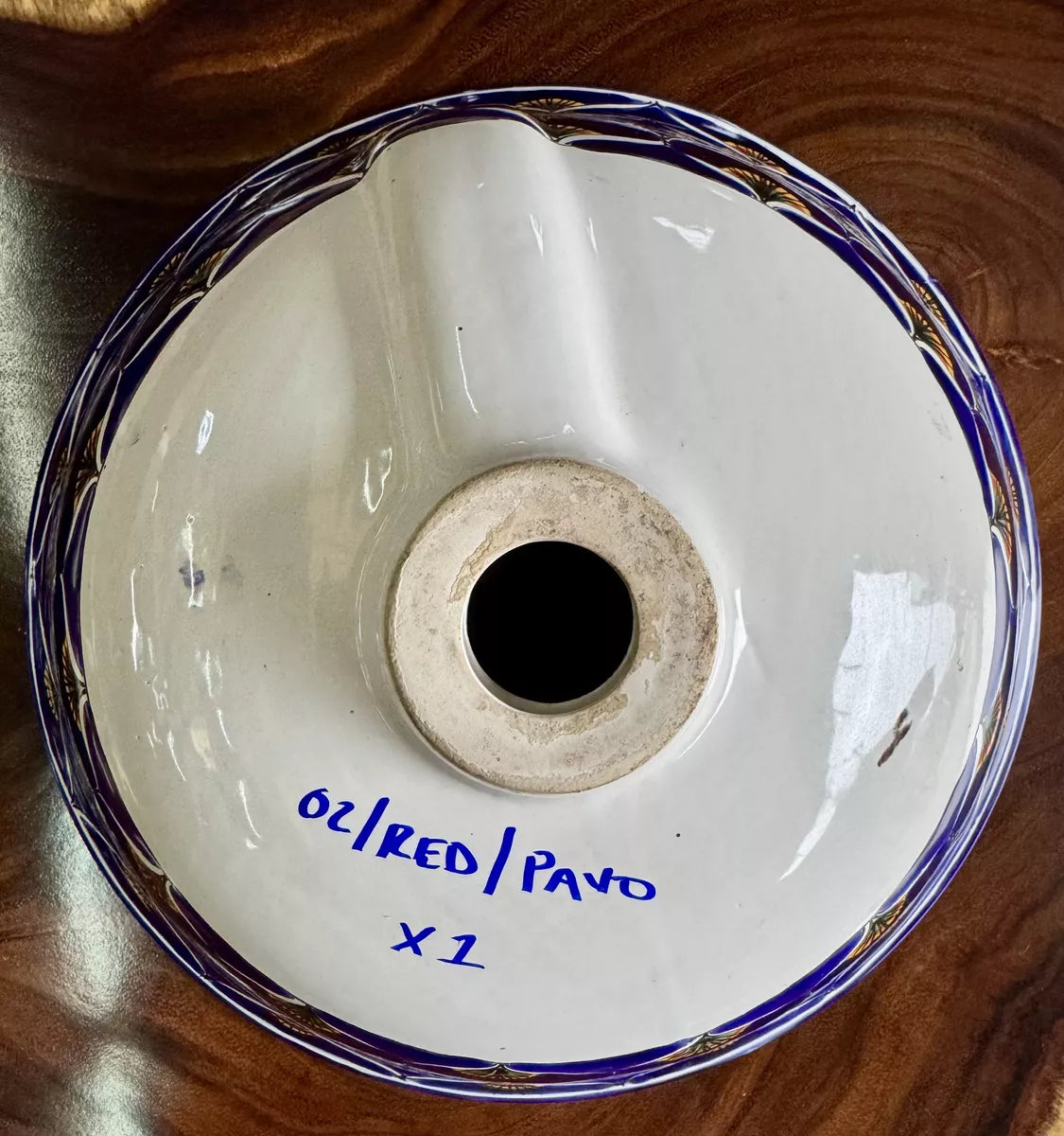Round Sink in Fine Talavera Turkey Style