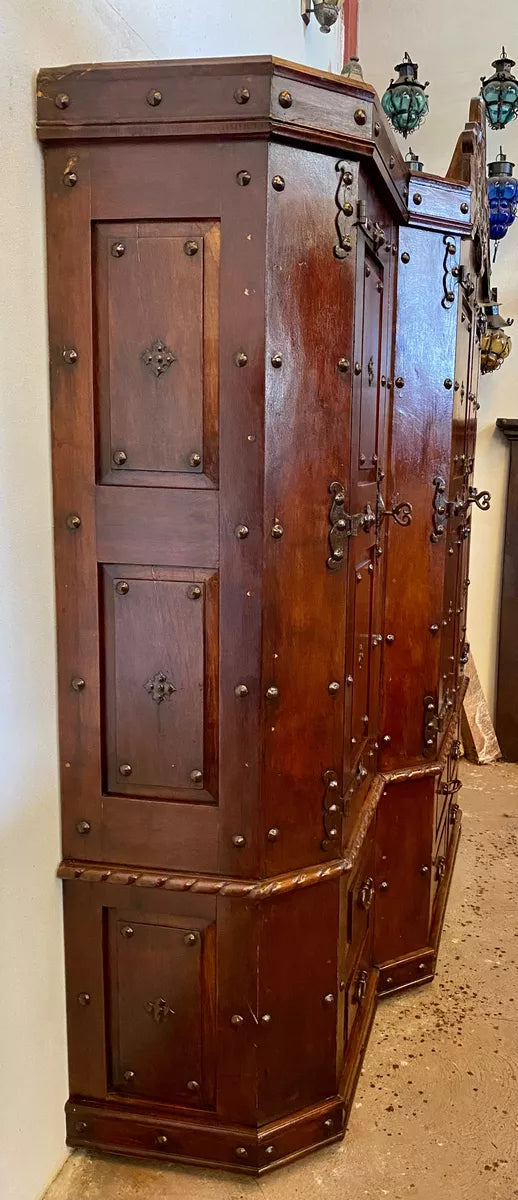 Antique Conquest Style Mesquite Closet.