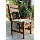 Fine Sustainable Handcrafted Chair in Antique Minimalist Style.
