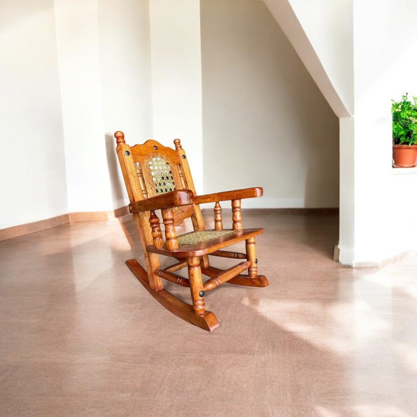 Mecedora Para Niños Madera Cedro Estilo Antiguo