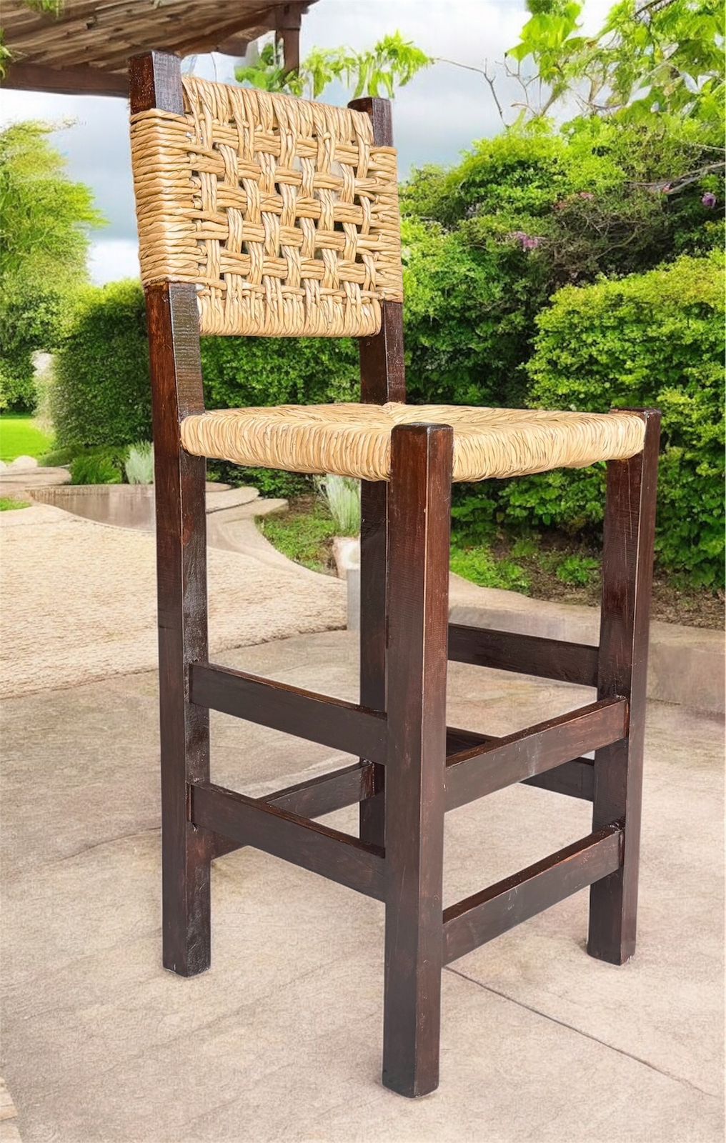 Banco Silla Periquera Artesanal Para Bar Desayunador
