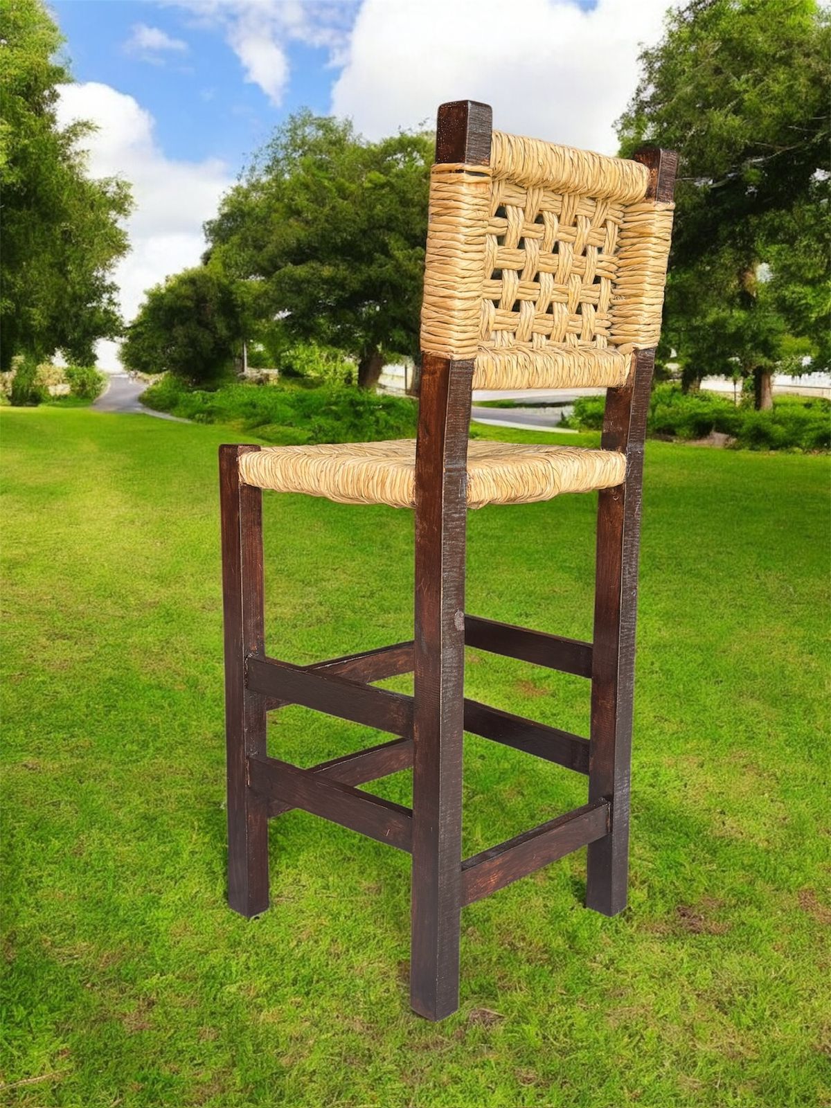 Banco Silla Periquera Artesanal Para Bar Desayunador