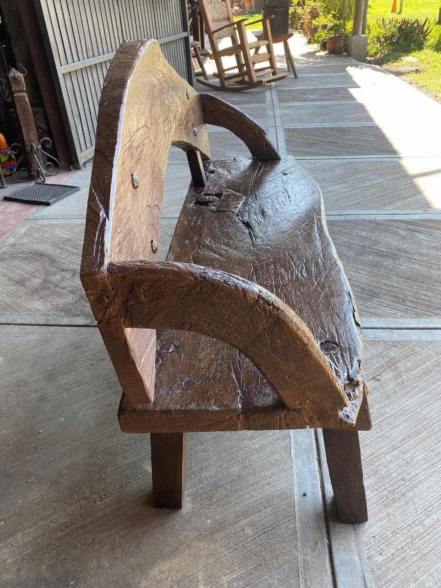 Mesquite Wood Bench. Unique