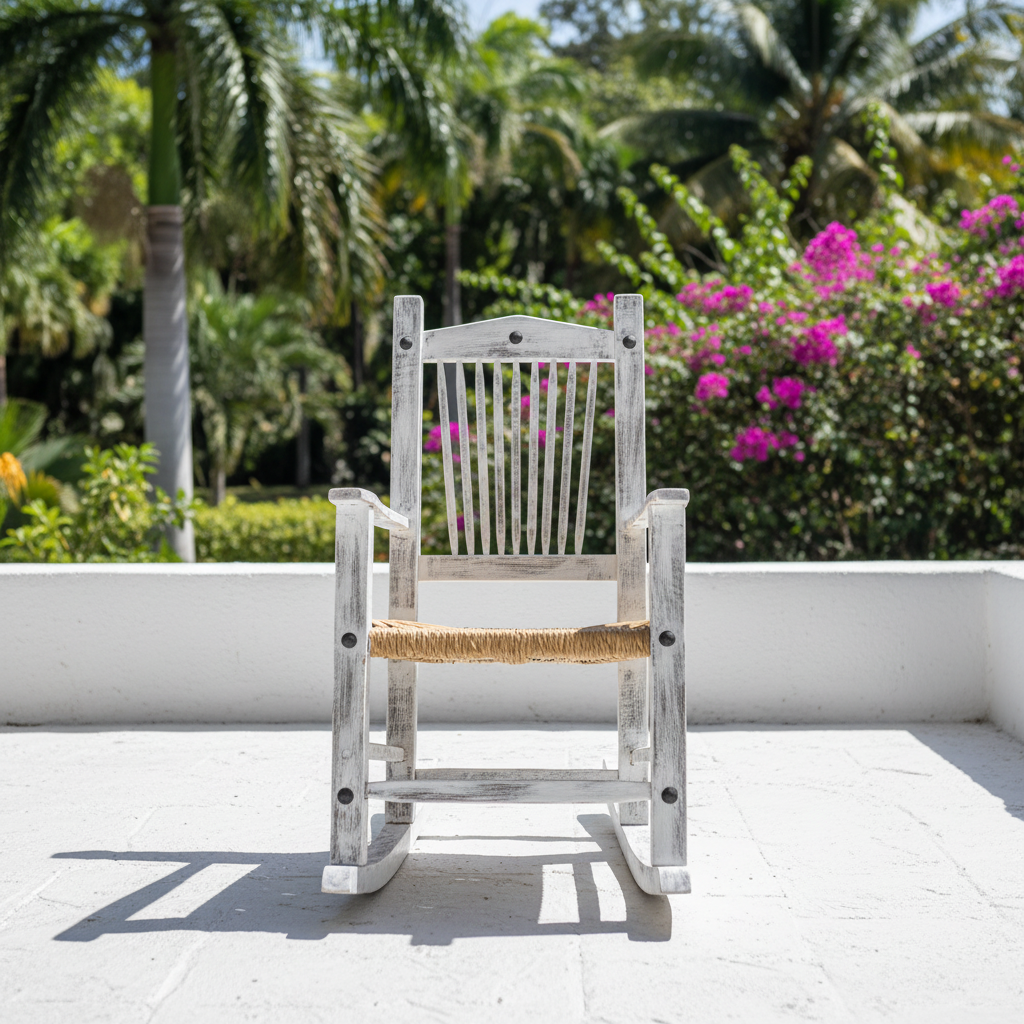 Mecedora Blanca - Terraza