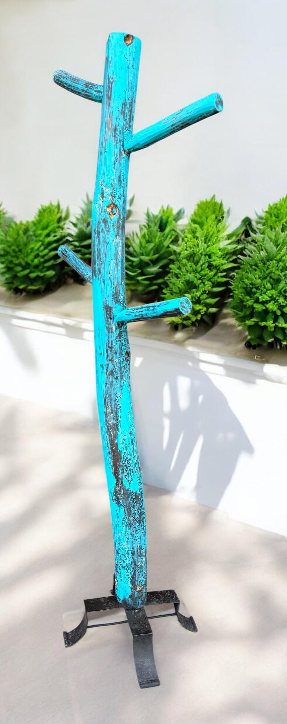 Original Perchero Artesanal Madera De Encino