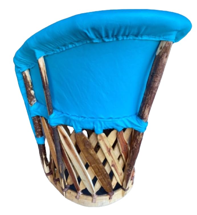 Equipal Wooden Leather Chair, Traditional Antique Style.