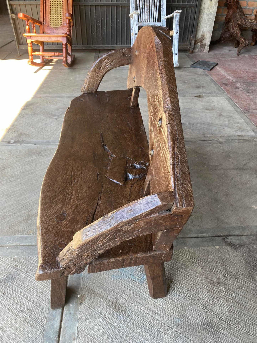 Mesquite Wood Bench. Unique