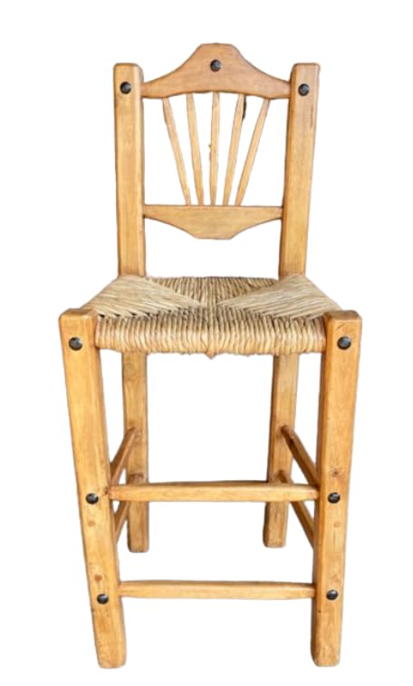 Sustainable Antique Style Handcrafted Bar Chair Bench