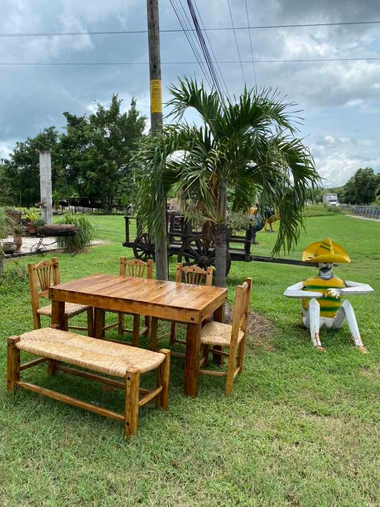 Beautiful, Sustainable, Handcrafted Wood Dining Room, Very Comfortable