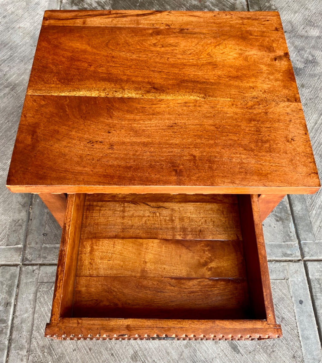 Exclusivo Buro De Madera De Mezquite Estilo Antiguo