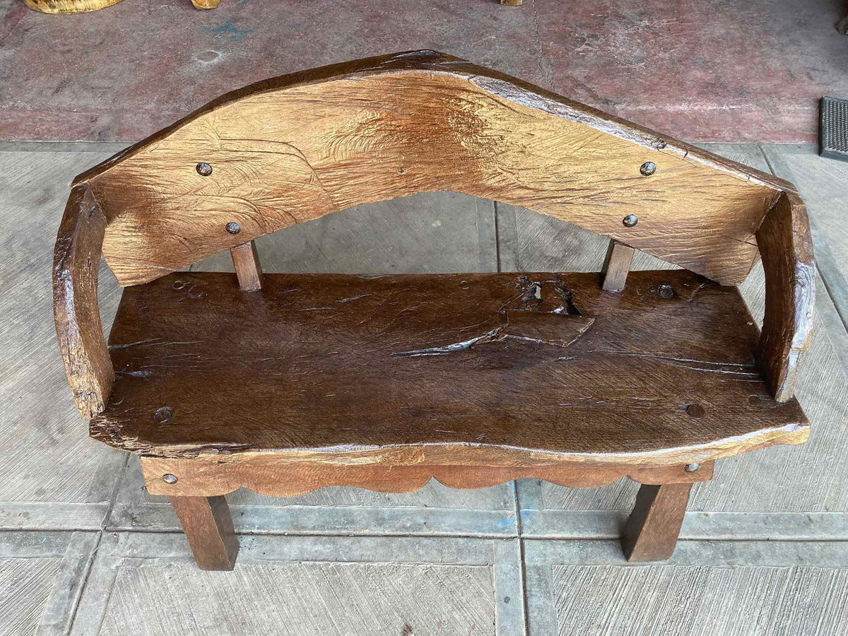 Mesquite Wood Bench. Unique