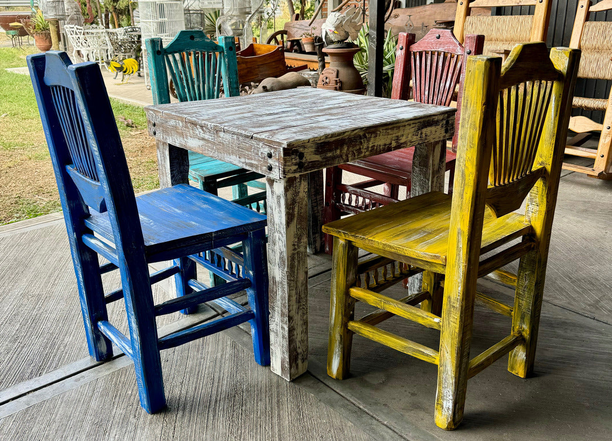 Sustainable Handcrafted Dining Room in Antique Vintage Style