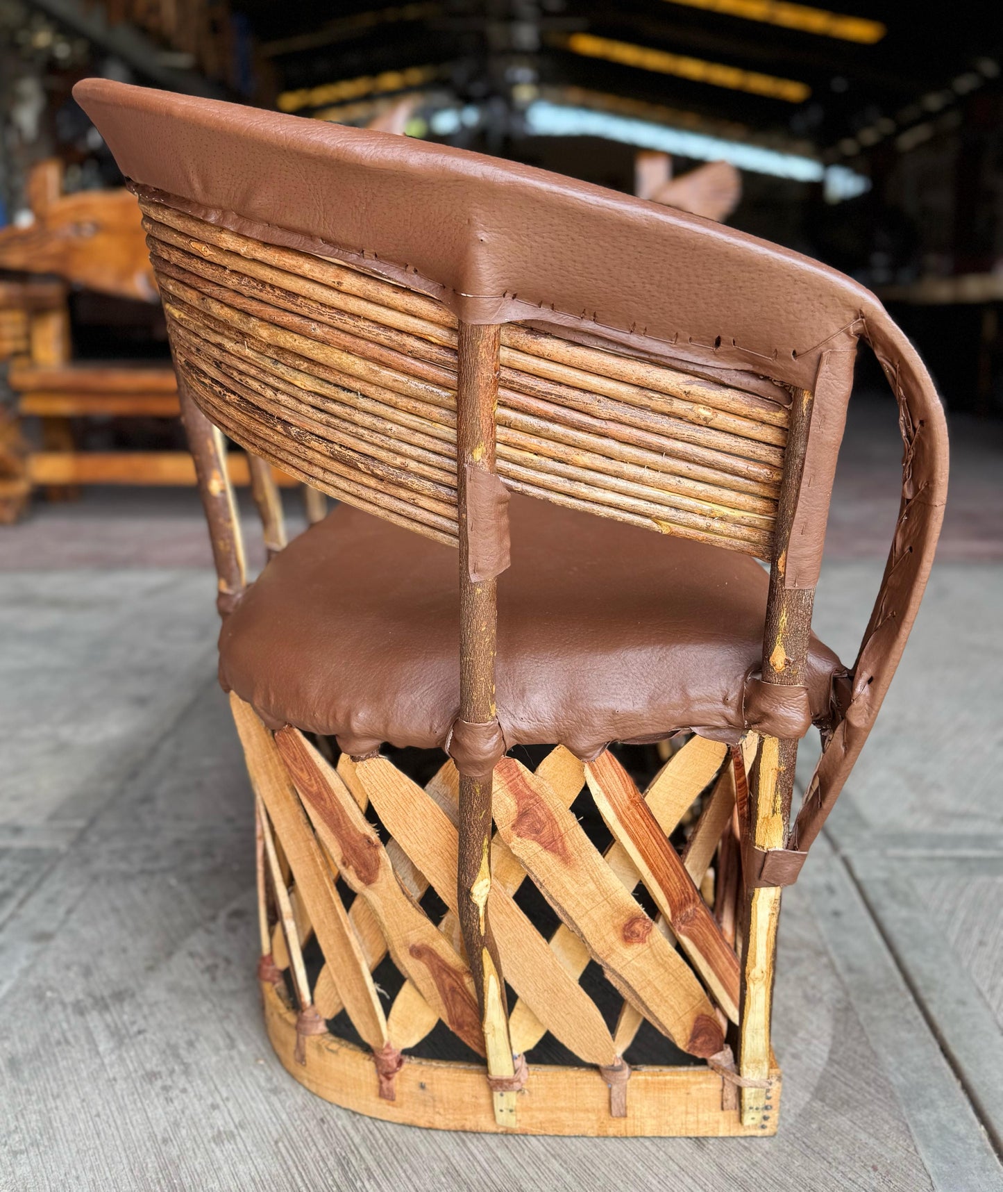 Equipal White Love Seat Chair for 2 People, Antique Style