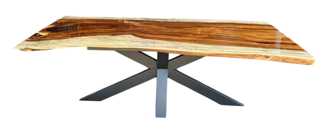 Mesa Comedor Tablon Parota 8 Personas