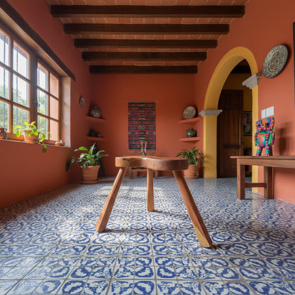 Banco Artesanal De Madera Y Forja Estilo Antiguo.