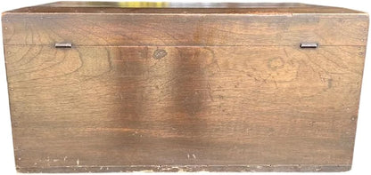 Baul Petaquilla Muy Antiguo De Madera Original. Pieza Unica.