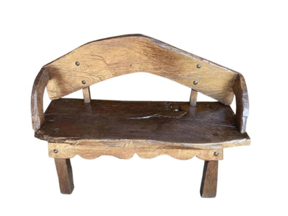 Banco de madera de mezquite antiguo de 2 pulgadas de grosor, 100 años, hecho a mano