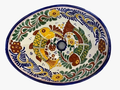 Tazón de Lavabo  Mexicana Servir - Pintado a Mano