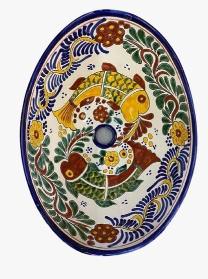 Tazón de Lavabo  Mexicana Servir - Pintado a Mano