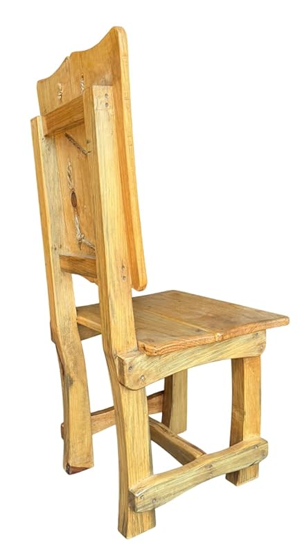 Silla Artesanal Madera Sustentable Estilo Antiguo
