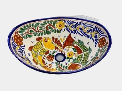 Tazón de Lavabo  Mexicana Servir - Pintado a Mano