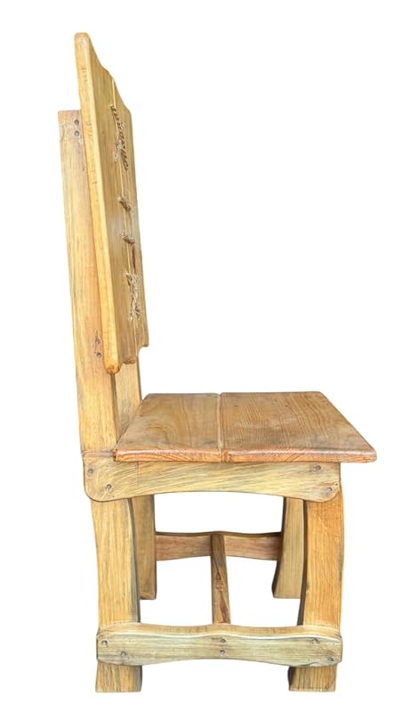 Silla Artesanal Madera Sustentable Estilo Antiguo