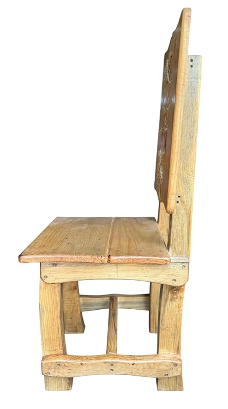 Silla Artesanal Madera Sustentable Estilo Antiguo