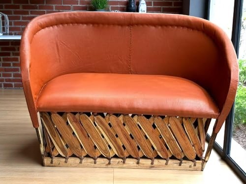Equipal 2-Person Armchair, Wide, Red, for Indoor and Outdoor Use