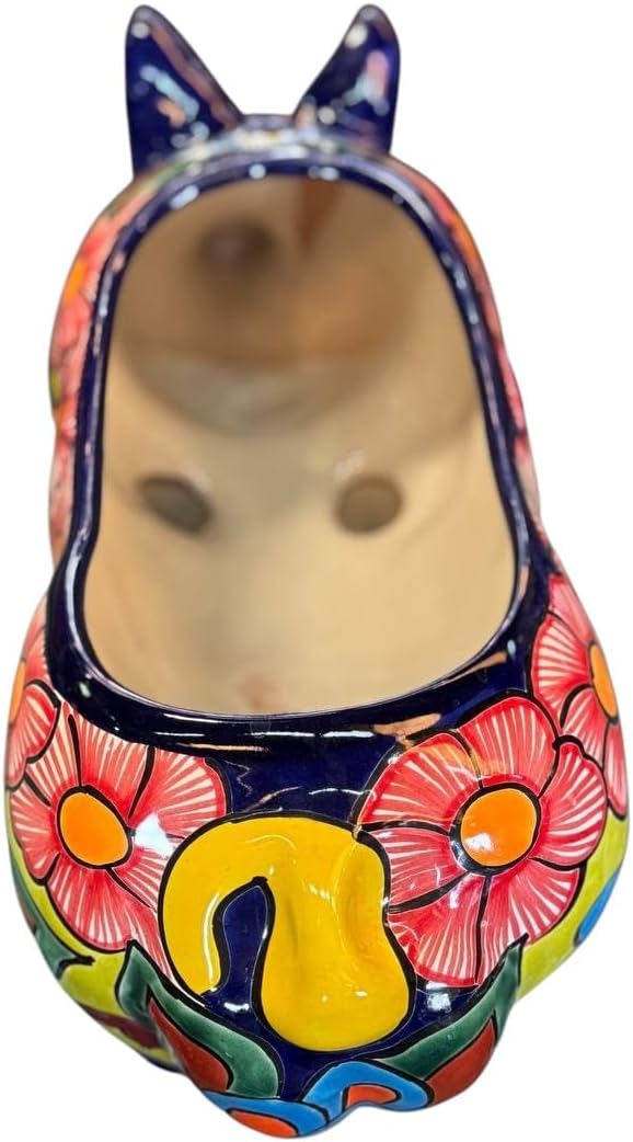 Bella Maceta Cerdo Exclusivo En Talavera Fina Estilo