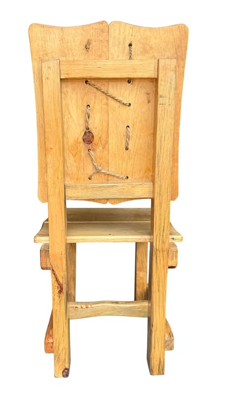 Silla Artesanal Madera Sustentable Estilo Antiguo