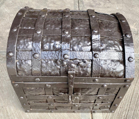 Wrought Iron Pirate Chest Trunk 