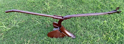 Original Arado De Metal Doble Mariposa. Muy Escaso