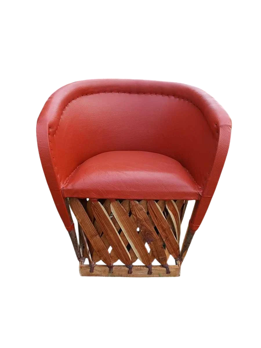 Hermoso Comedor De Equipal Estilo Antiguo. Gran Calidad Terracota