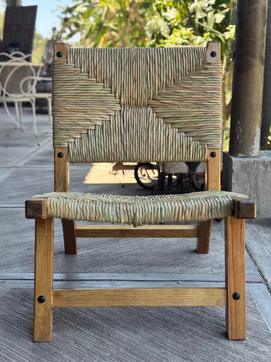 Miguelito Style Sustainable Wood Handcrafted Armchair