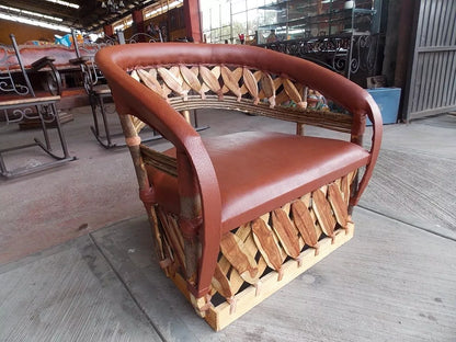 Sillon Artesanal Equipal Estilo Antiguo. Muy Amplio.