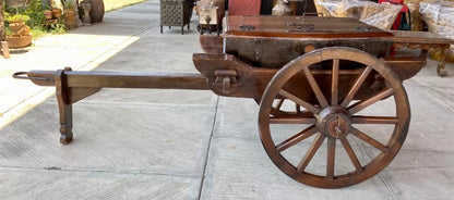 Increíble Carreta Hielera De Barril Estilo Antiguo. (Usado)