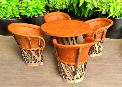 Hermoso Comedor De Equipales Tradicionales Estilo Antiguo.