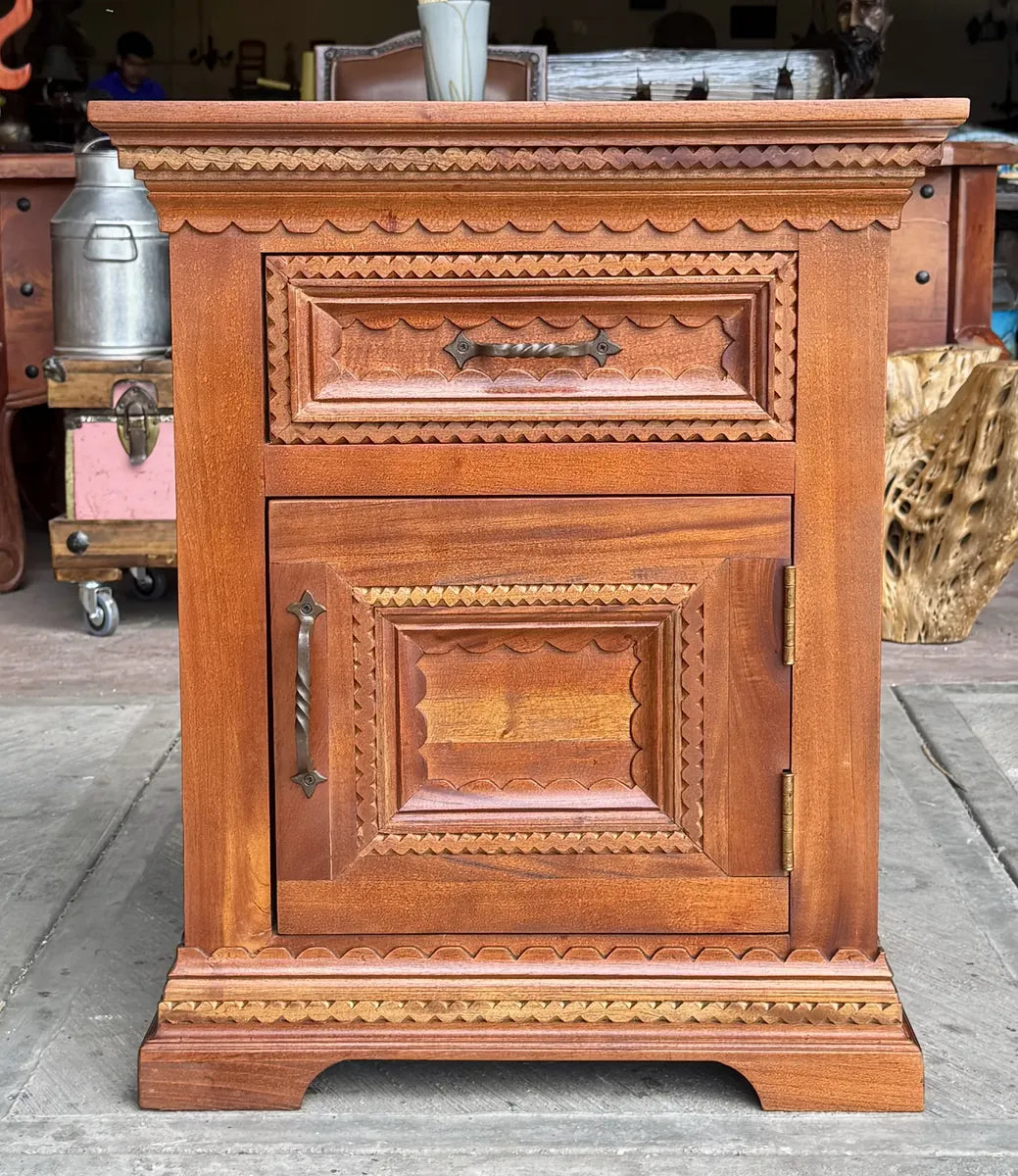 Exclusive Antique Style Mesquite Wood Buro Table. V