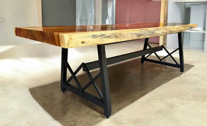 Mesa Comedor Tablon Parota Para 10 A 12 Personas
